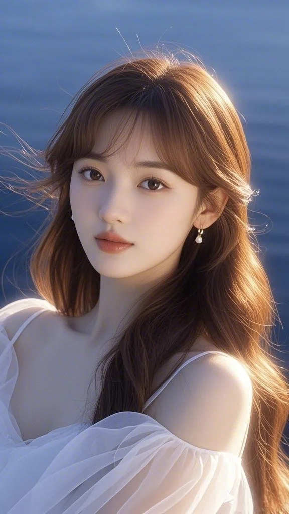 美女壁纸｜白纱
