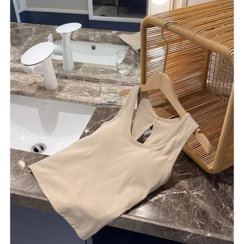 运动瑜伽小吊带背心女带胸垫夏内搭美背文胸