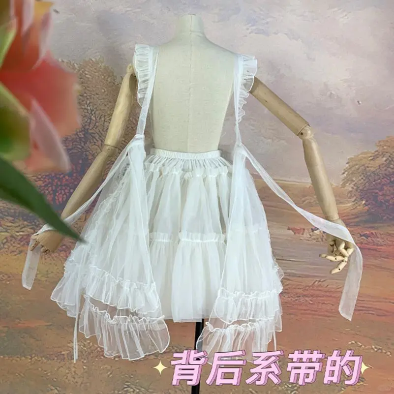 【一口甜甜进阶】抽带提拉两穿优雅网纱JS