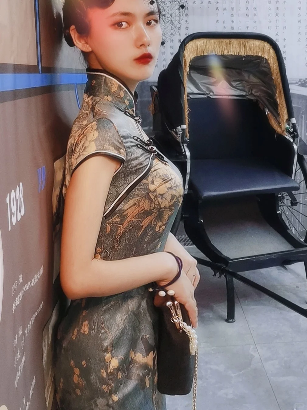 旗袍中国女生的美