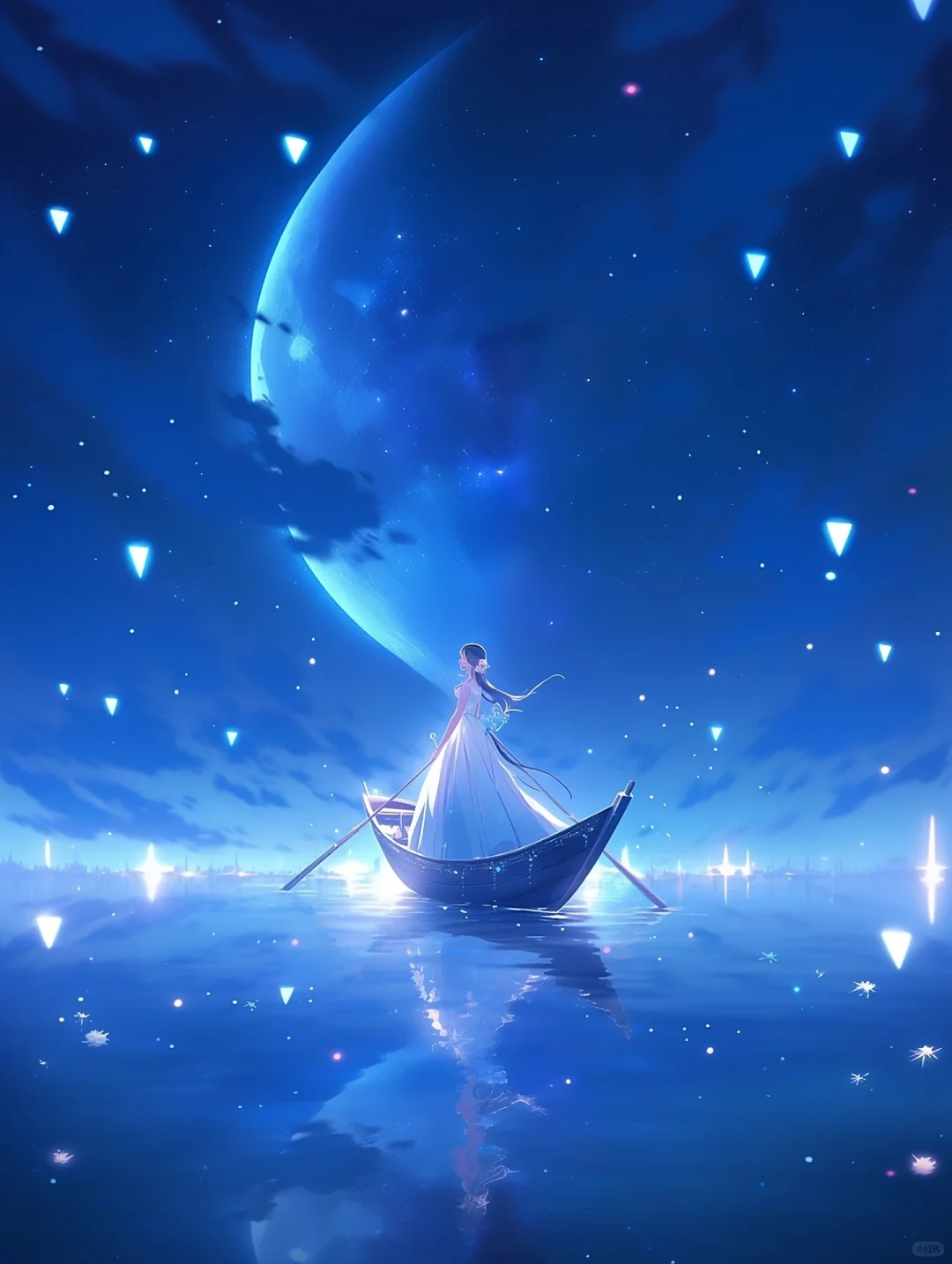 Midjourney｜星空下的公主｜环游世界