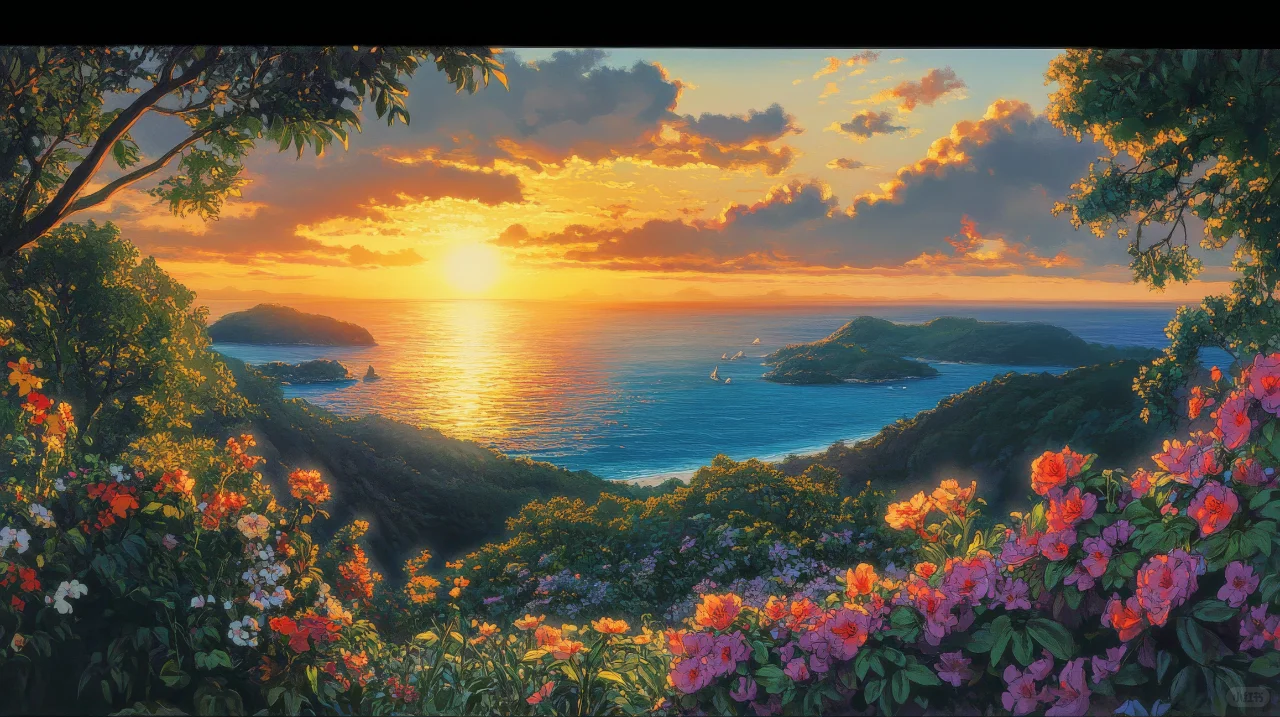 [免费]云漫岛景壁纸｜16:9