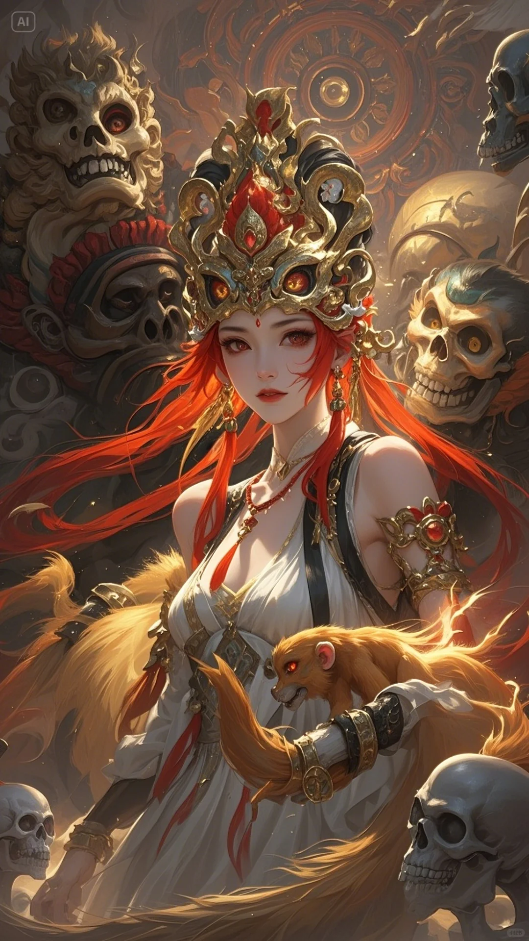 AI女版二十八星宿西方白虎七宿+北方玄武七