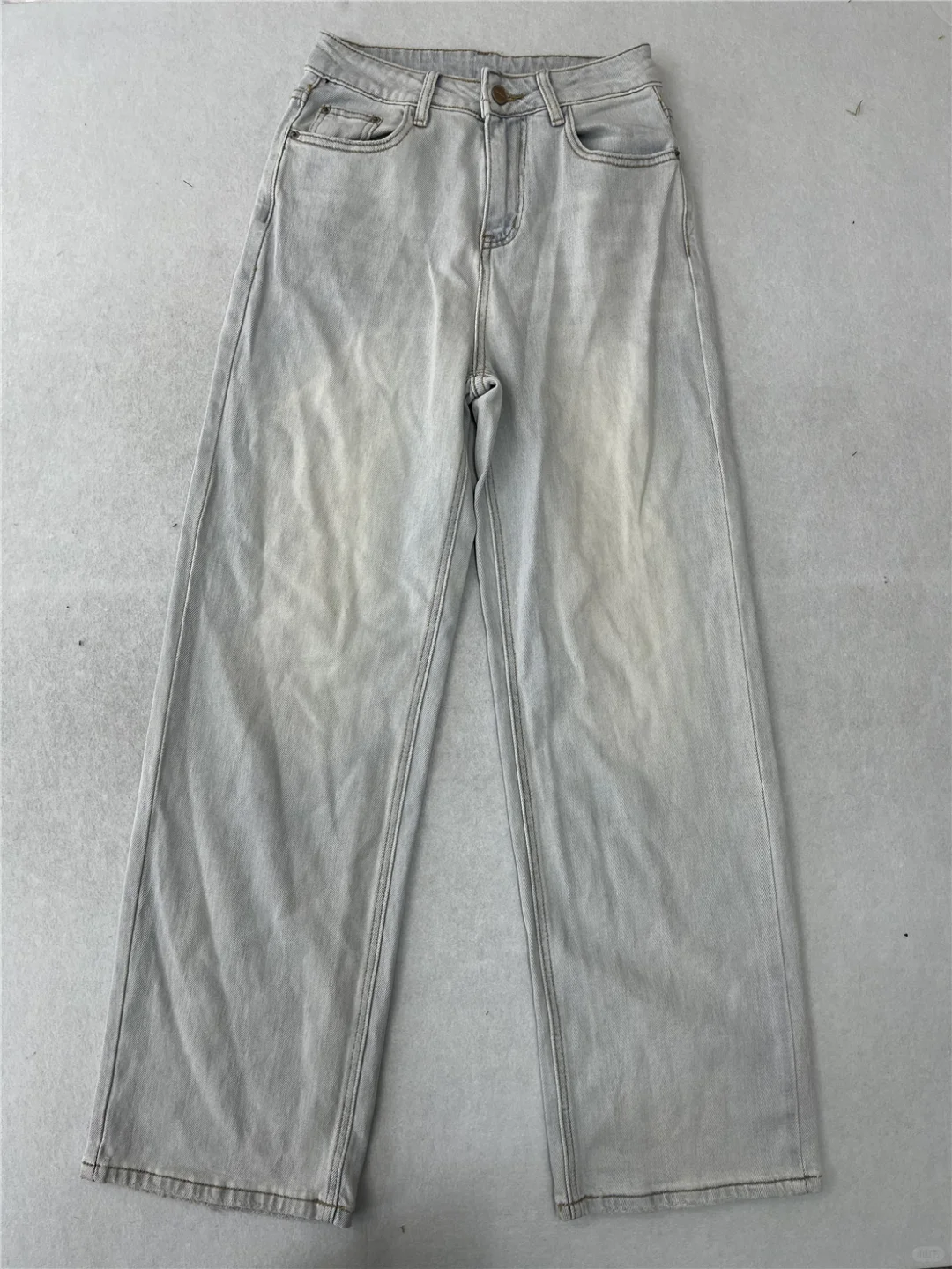 超舒服！浅蓝色阔腿裤👖显瘦必备