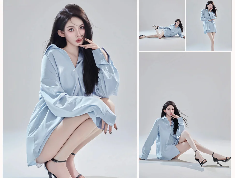 两张风格的纯欲性格小美图