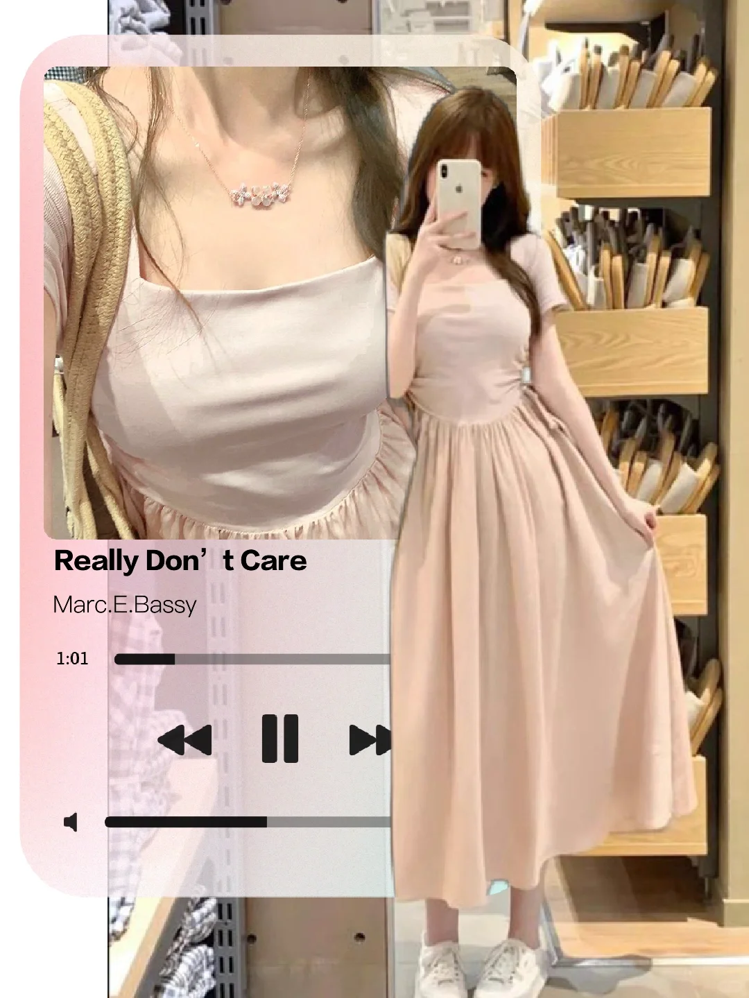 这也太温柔太好看了吧！真的很好的连衣裙👗