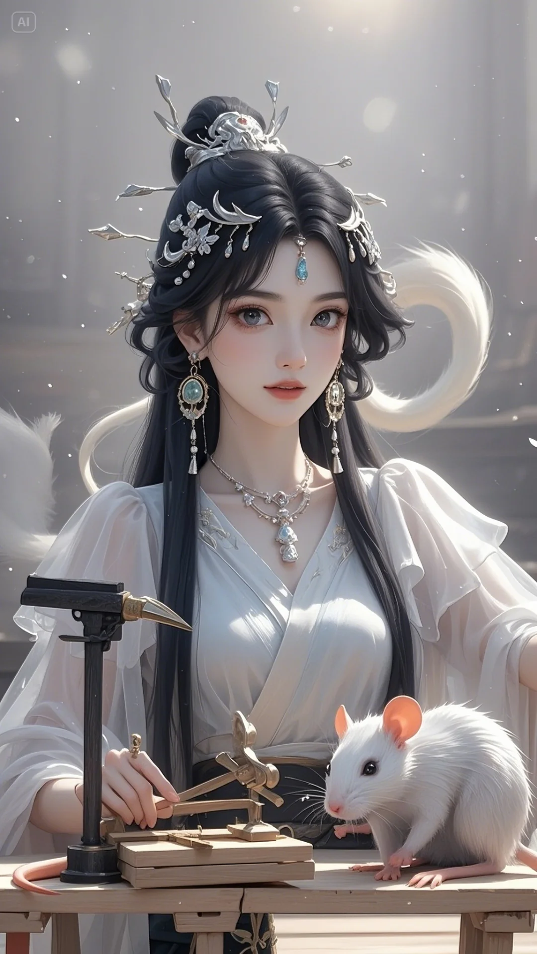 AI女版二十八星宿西方白虎七宿+北方玄武七