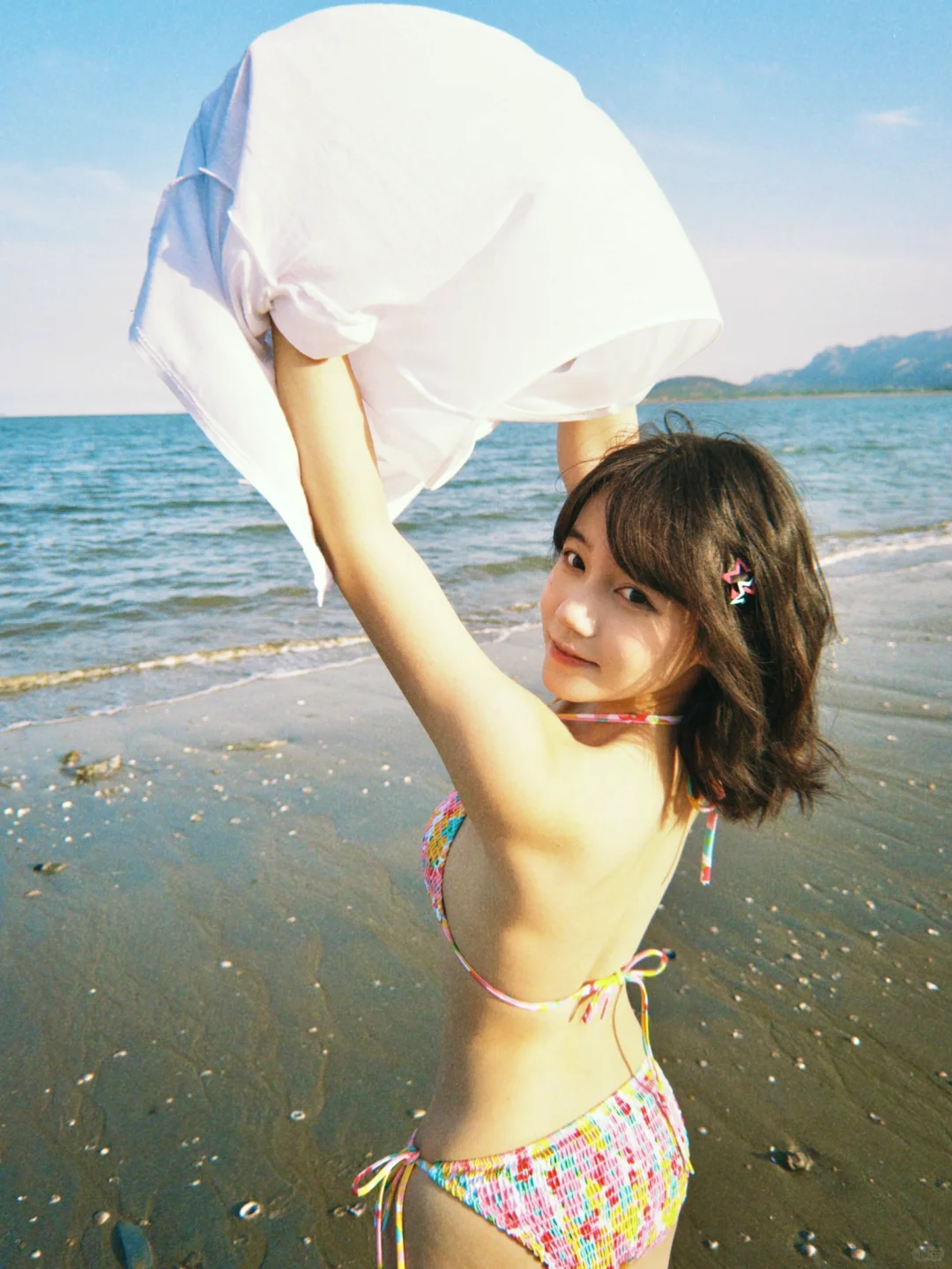 来海边怎么能不拍比基尼👙呢！！！