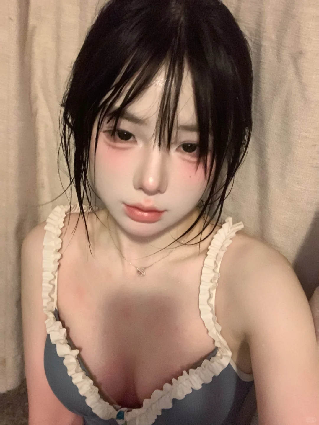 温泉太好拍照了