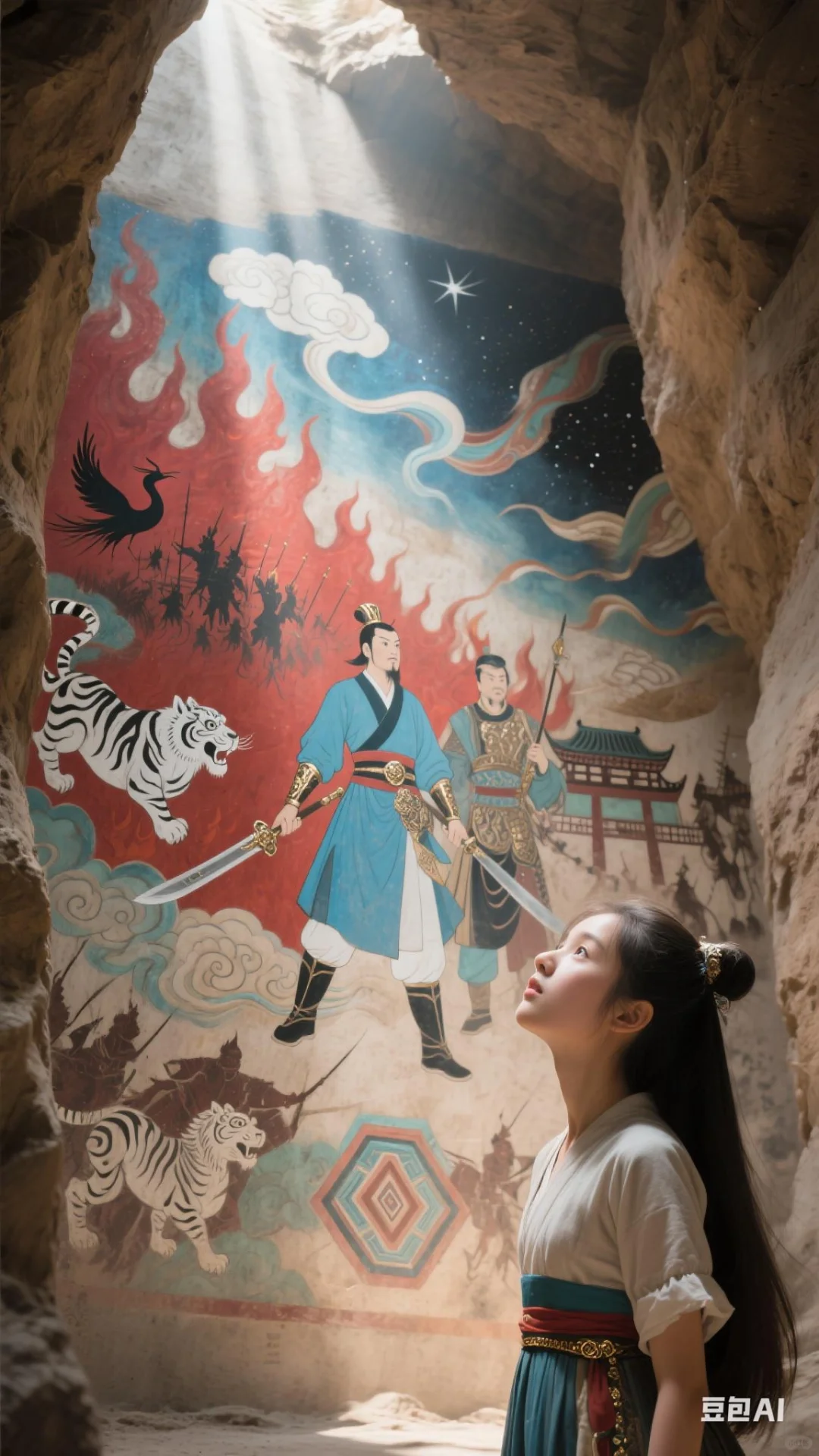 敦煌遇上国漫 三国主题:火烧连营