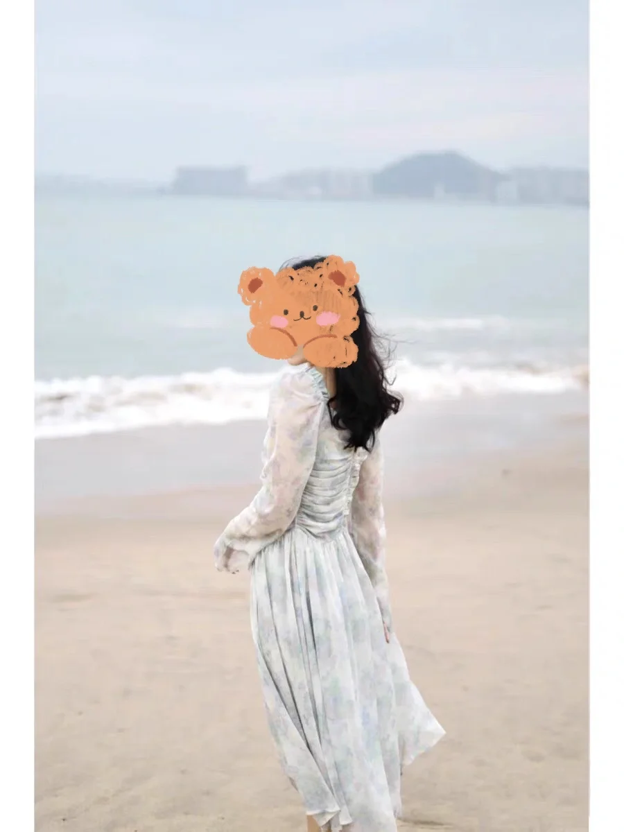 ootd｜夏天就要穿美美的碎花裙去海边呀～