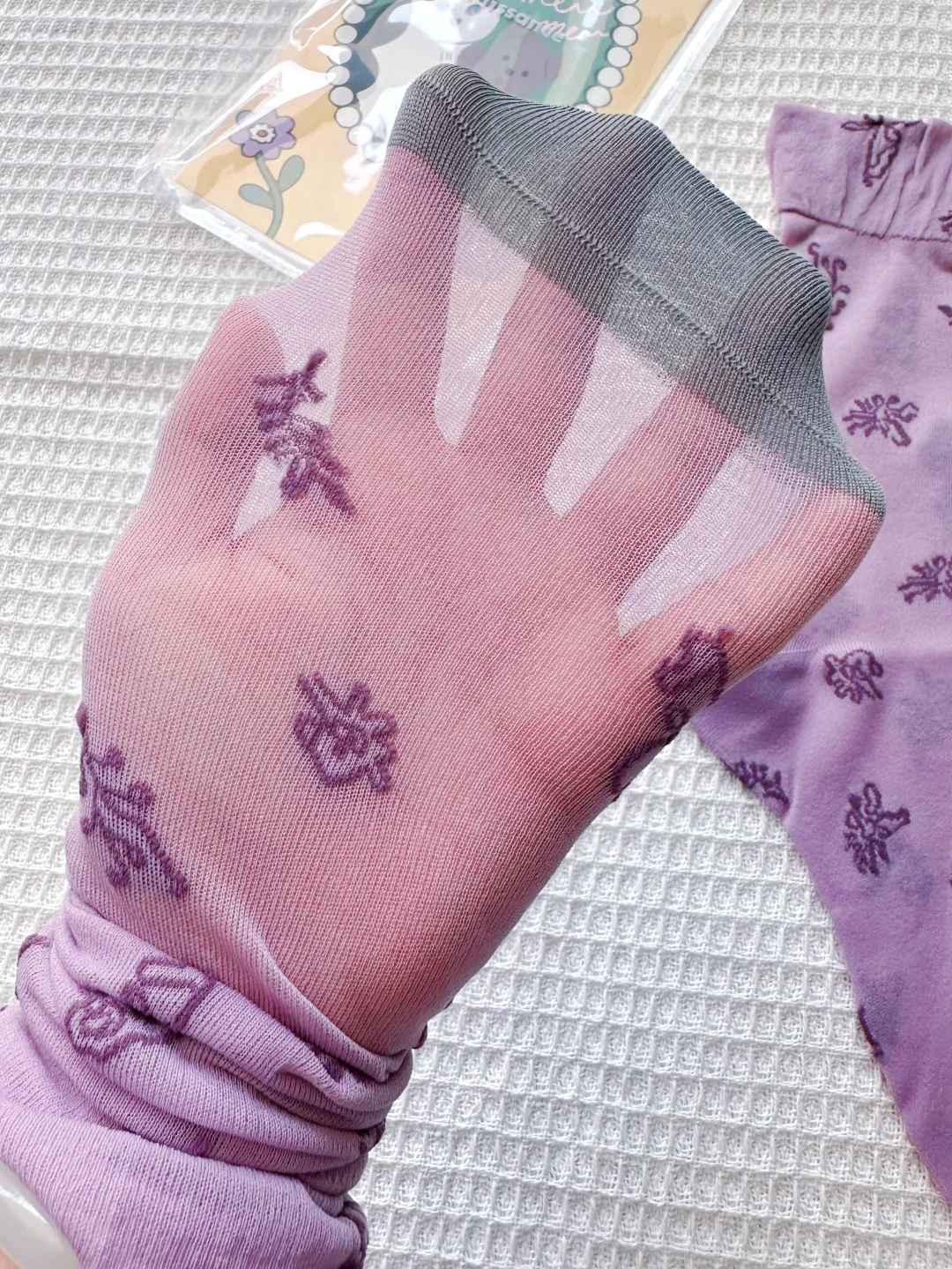 浮花织梦，仙女透气夏日美袜