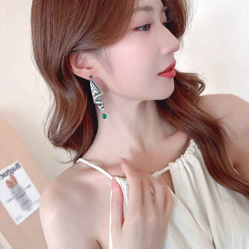 小众设计，复古风情，S925银针耳饰女