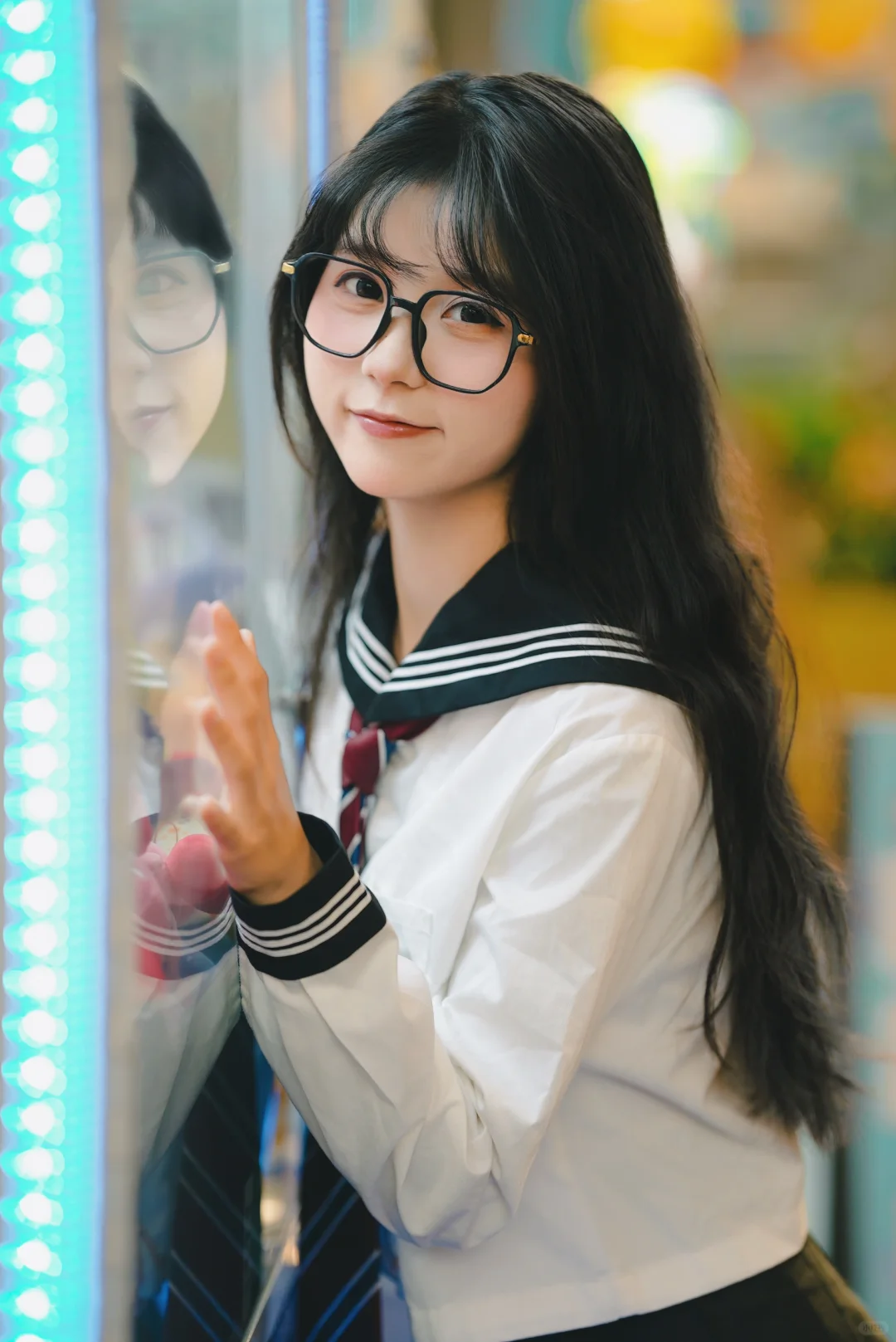 秋天第一张照片 | 镜头下的 JK 制服美少女