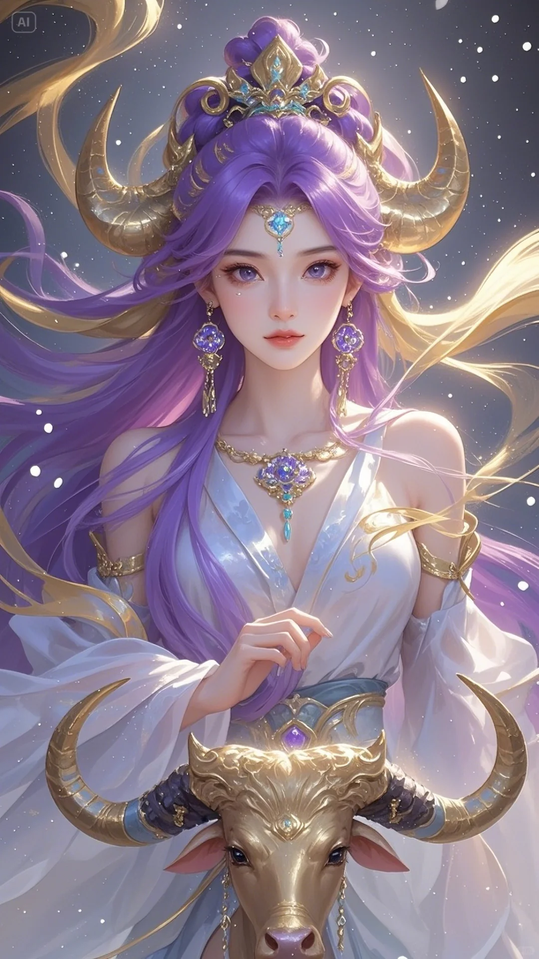 AI女版二十八星宿西方白虎七宿+北方玄武七
