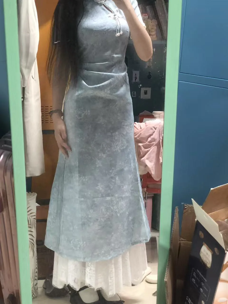 旗袍留哪个啊