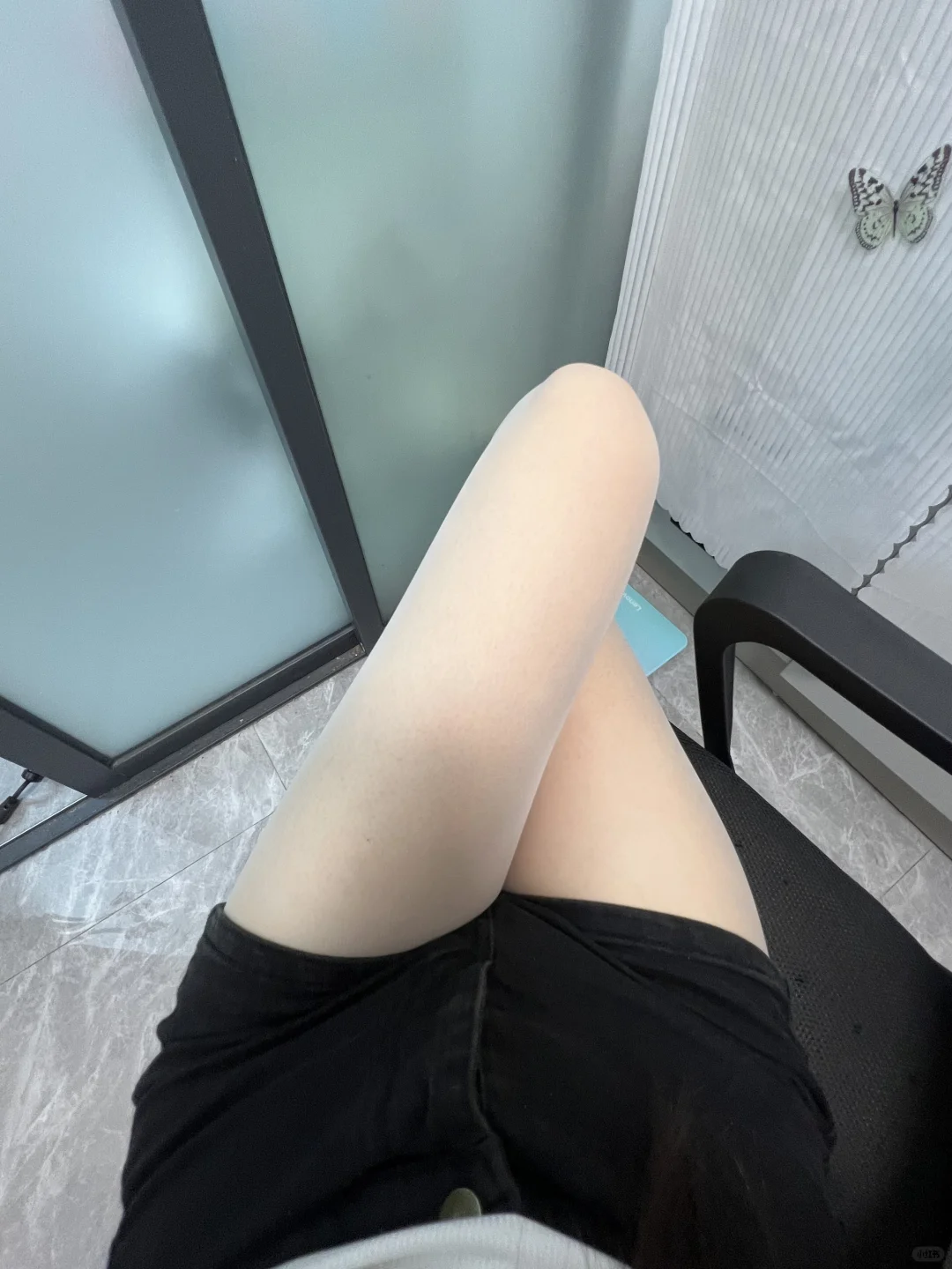 超级自然显白的曼波绿光腿神器