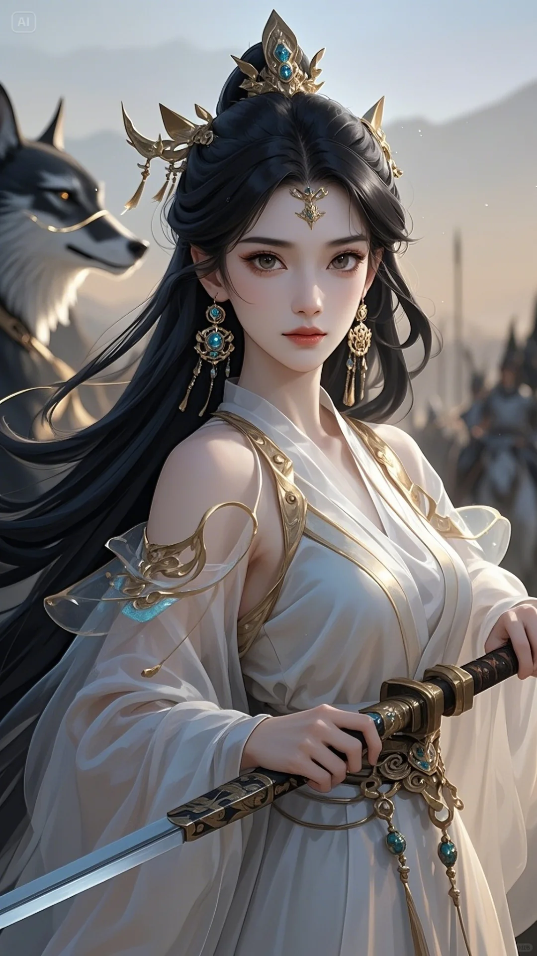 AI女版二十八星宿西方白虎七宿+北方玄武七