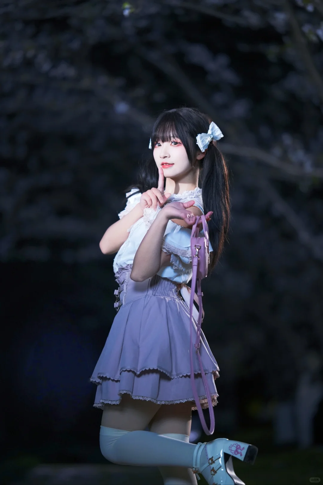 夜樱少女写真 鸽子坡