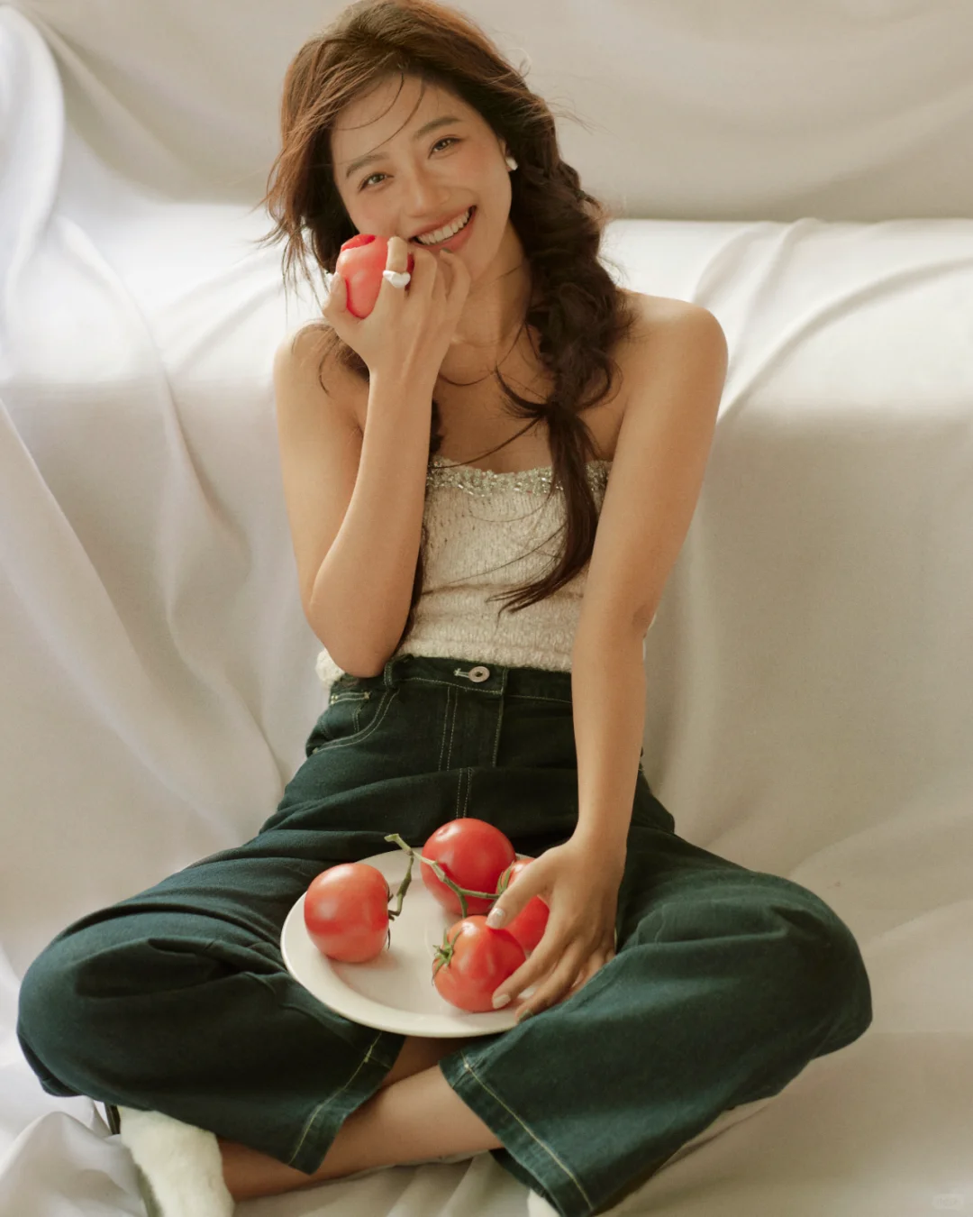 🍅tomato girl 韩杂松弛感居家少女写真