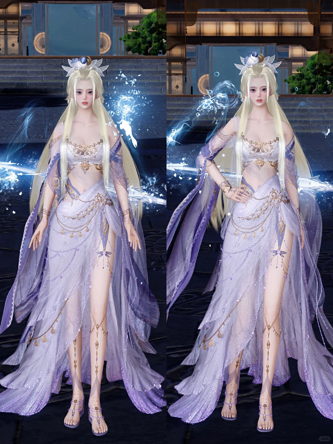 分享一个瘦高&裙摆拉长的成女体