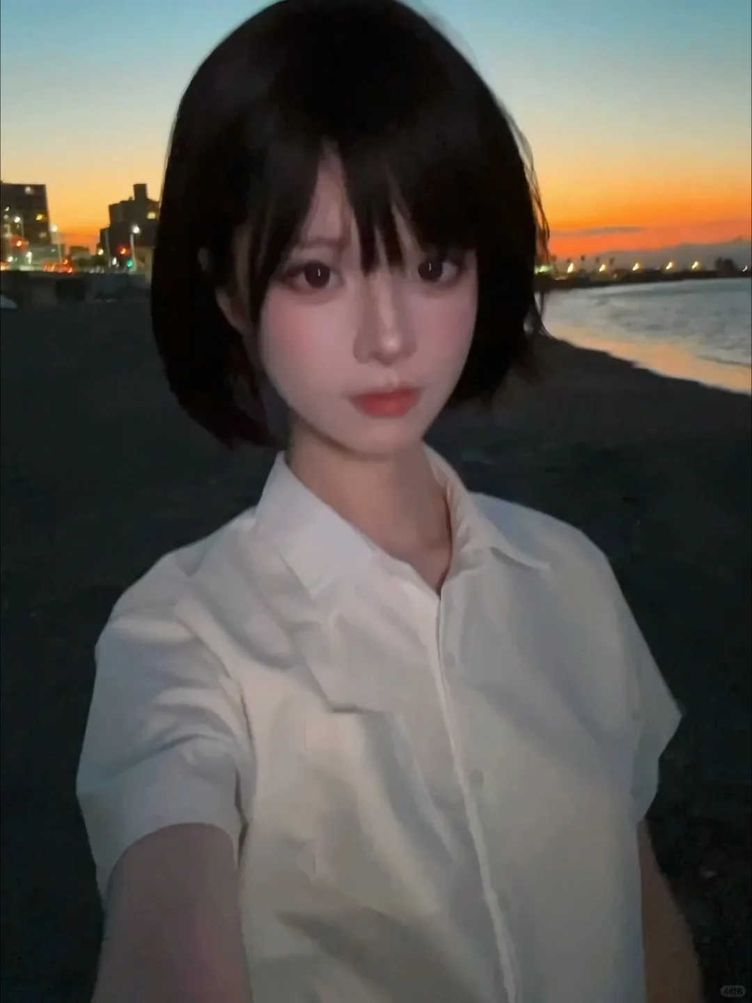海边的日落