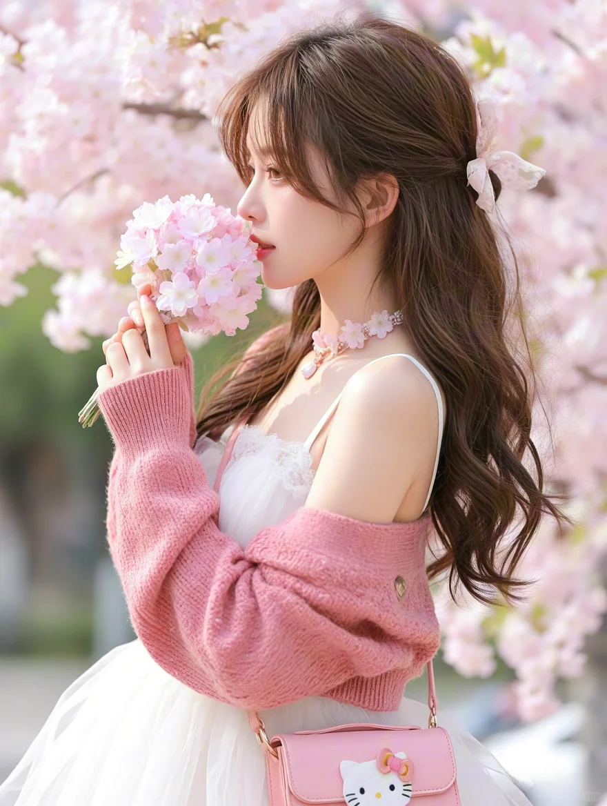 氛围感女头｜这粉色也太美了吧
