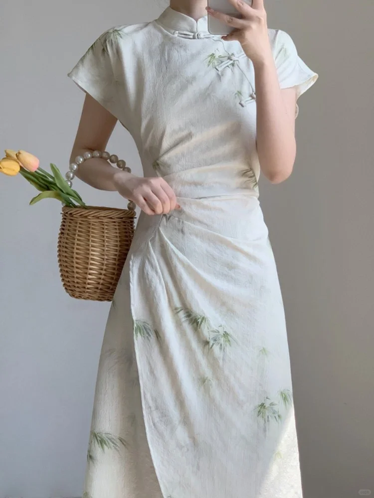 婆婆妈都夸好看的显瘦新中式旗袍 真香🙈