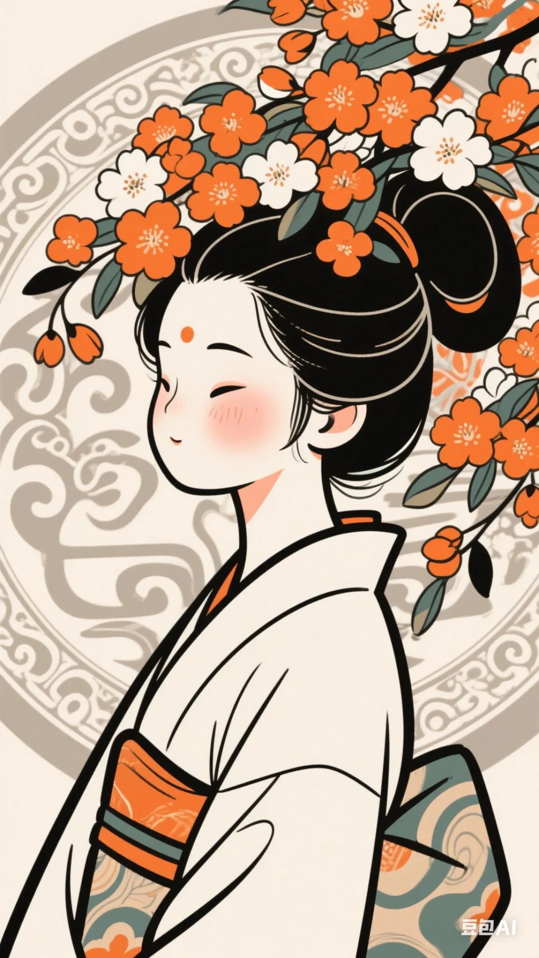 国风美女 附AI关键词