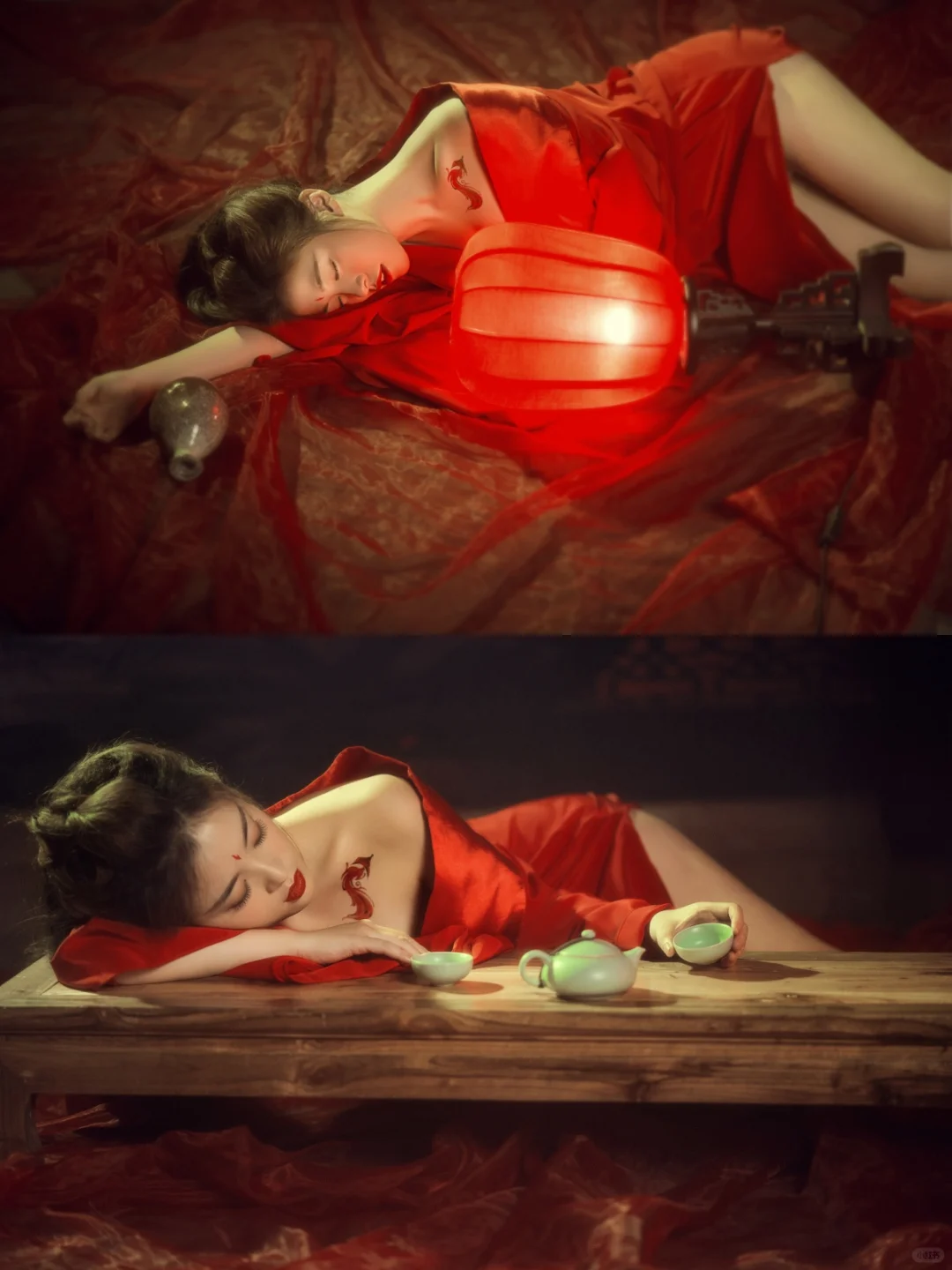 不得不说这样的红衣美人🌹真的很撩拨人心