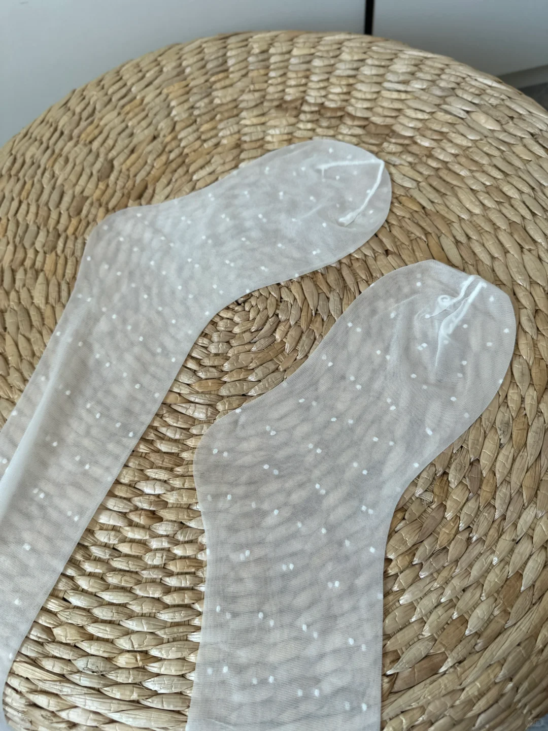 波点连裤袜