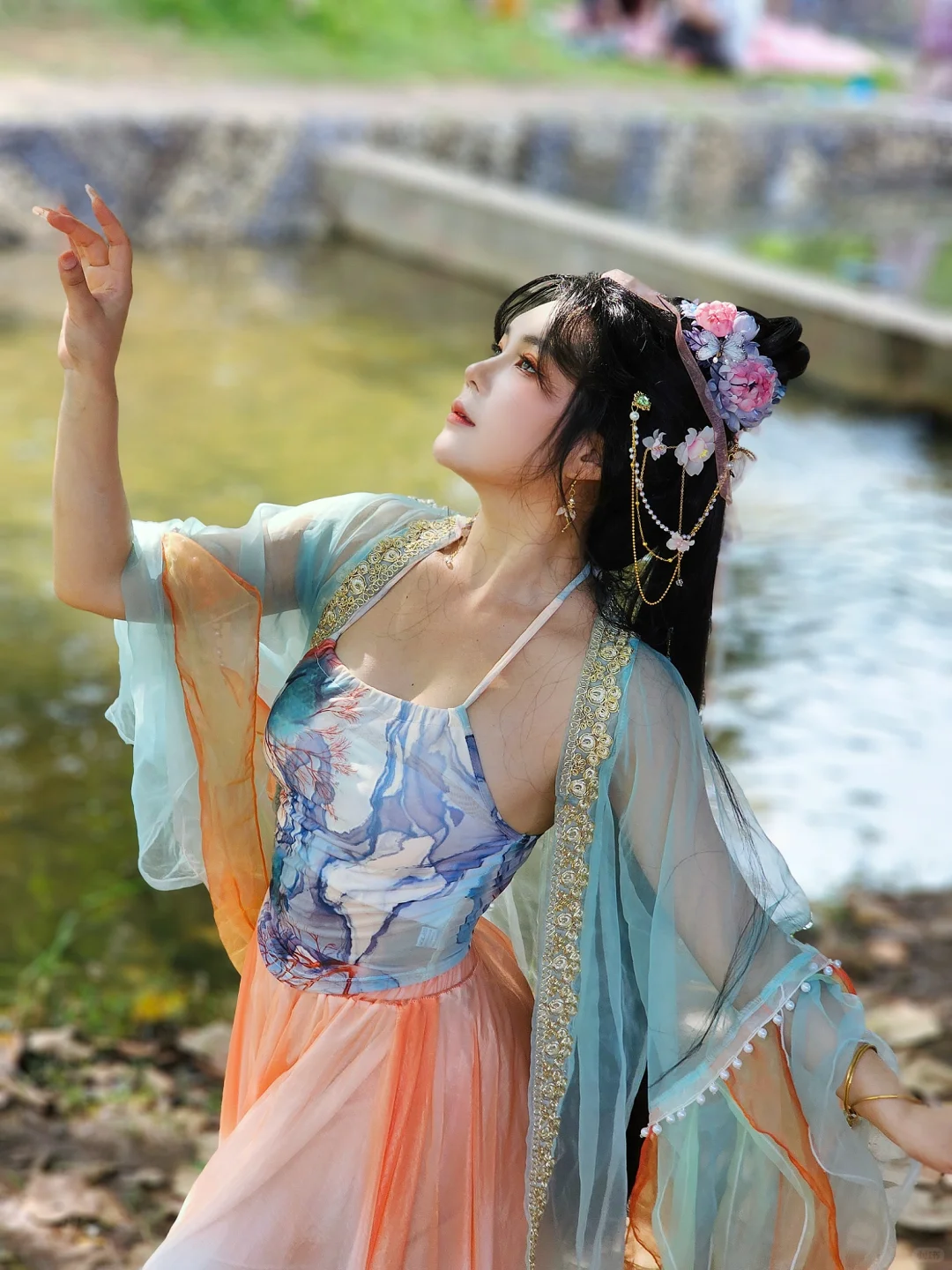 绝 美花神降临人间，看看你们拍的汉服美女