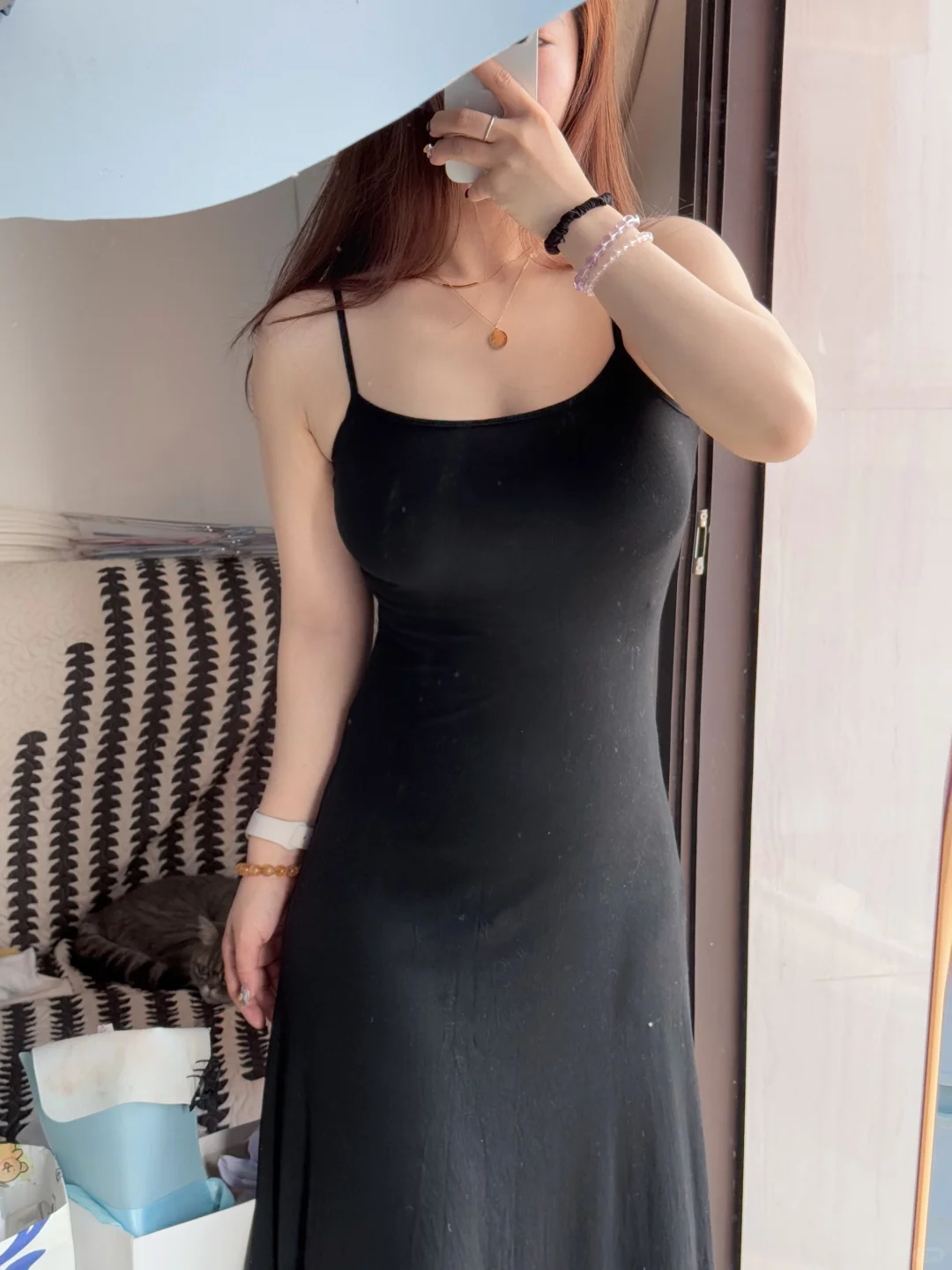 👗黑色紧身长裙 我的战袍❗️