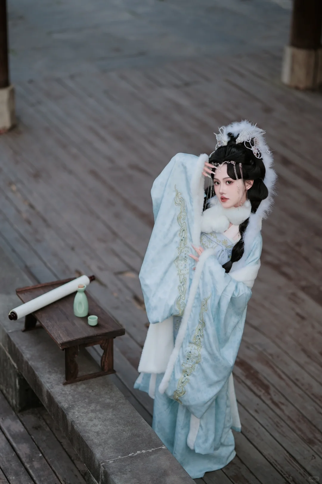 玉林约拍|知否风汉服写真|冬天拍照
