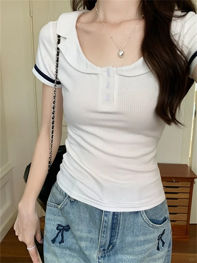 甜不辣💖纯欲POLO短袖测评