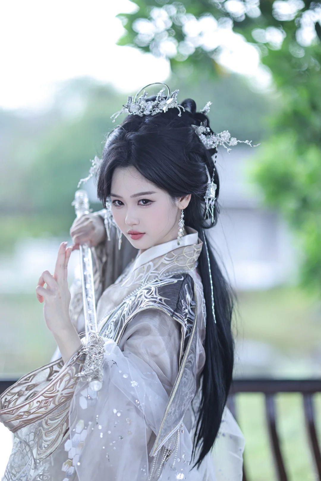 在深圳拍到了仙侠剧里的大师姐🎋