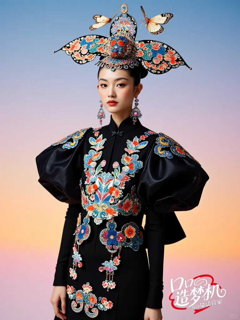 挑战用AI拍100套美女写真——非遗