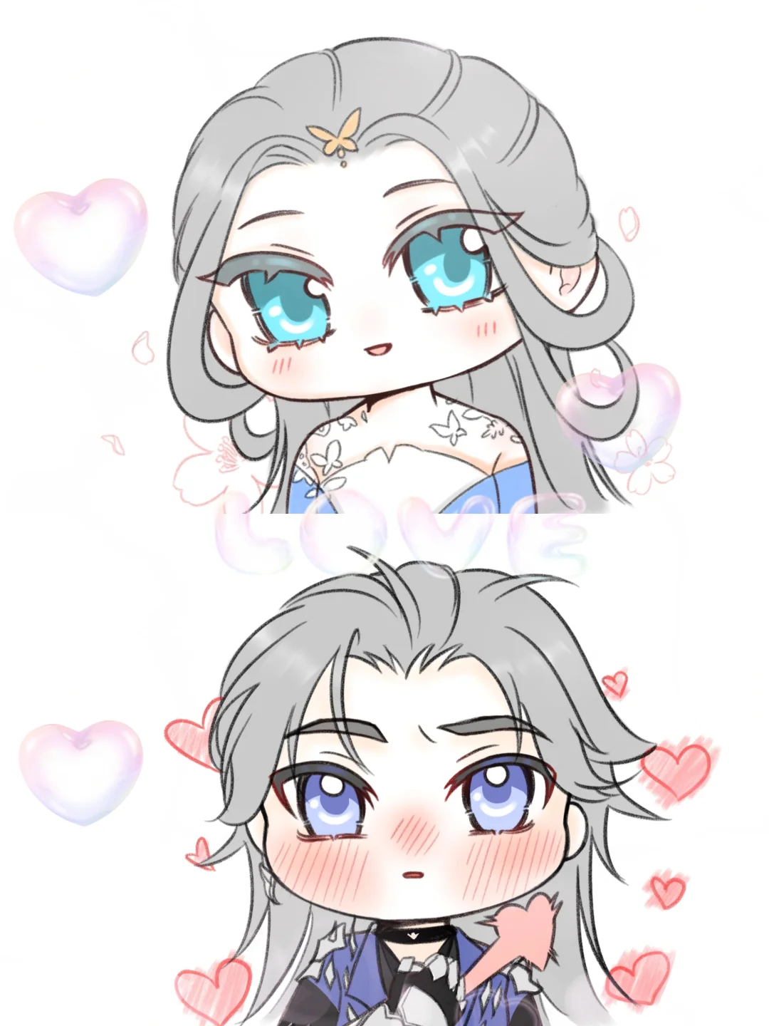 我的心，扑通扑通~❤