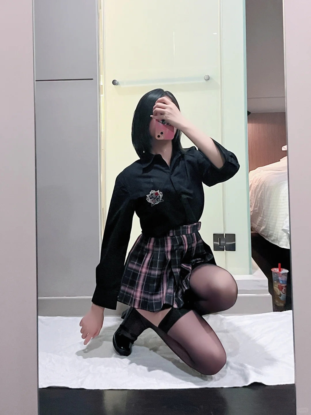还得是jk+吊带黑丝