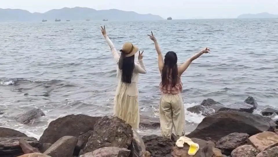 一起拍照🌴超仙适合海边度假🌊