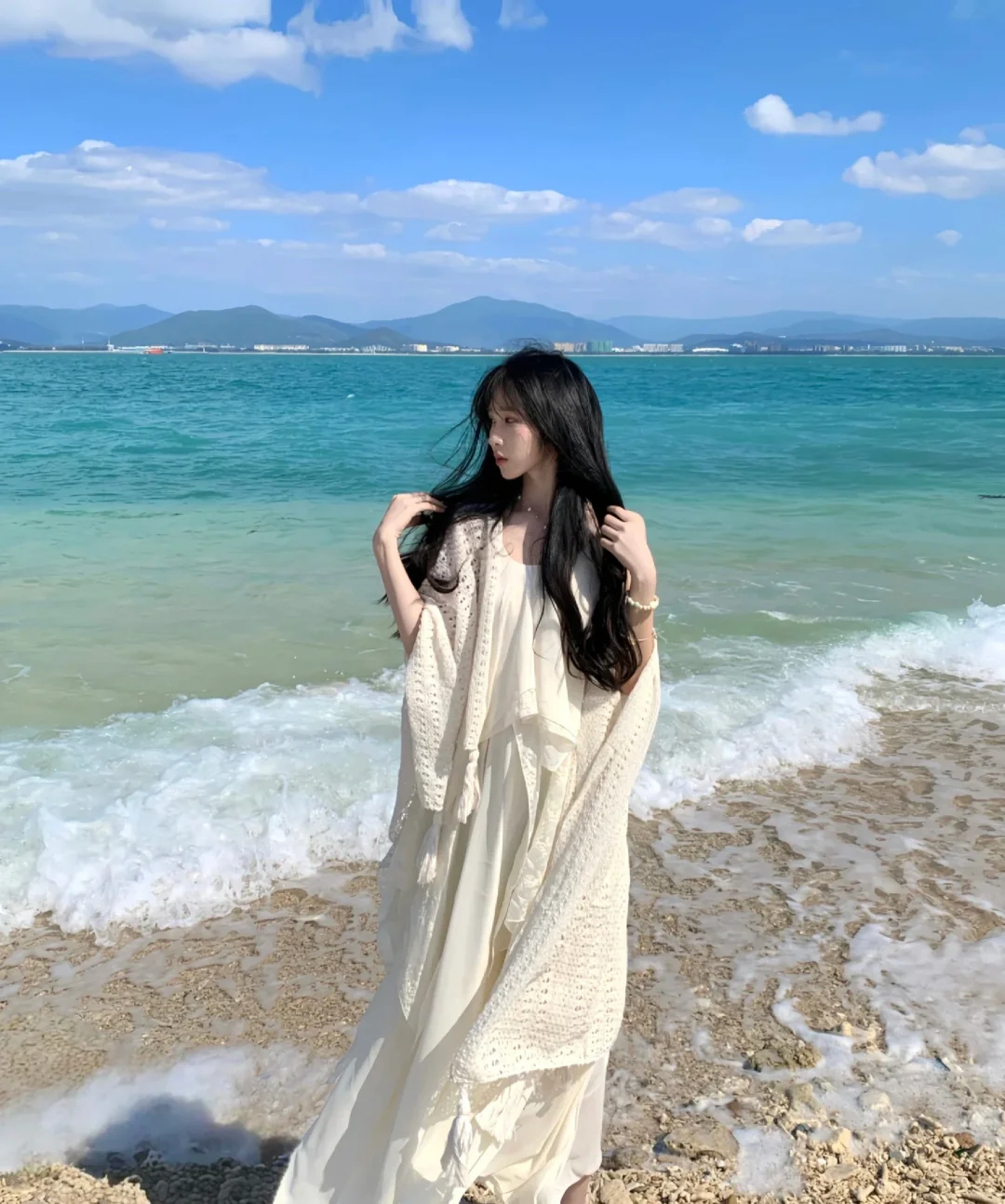 深圳海边跟拍1️⃣9️⃣8️⃣精修9️⃣张吖