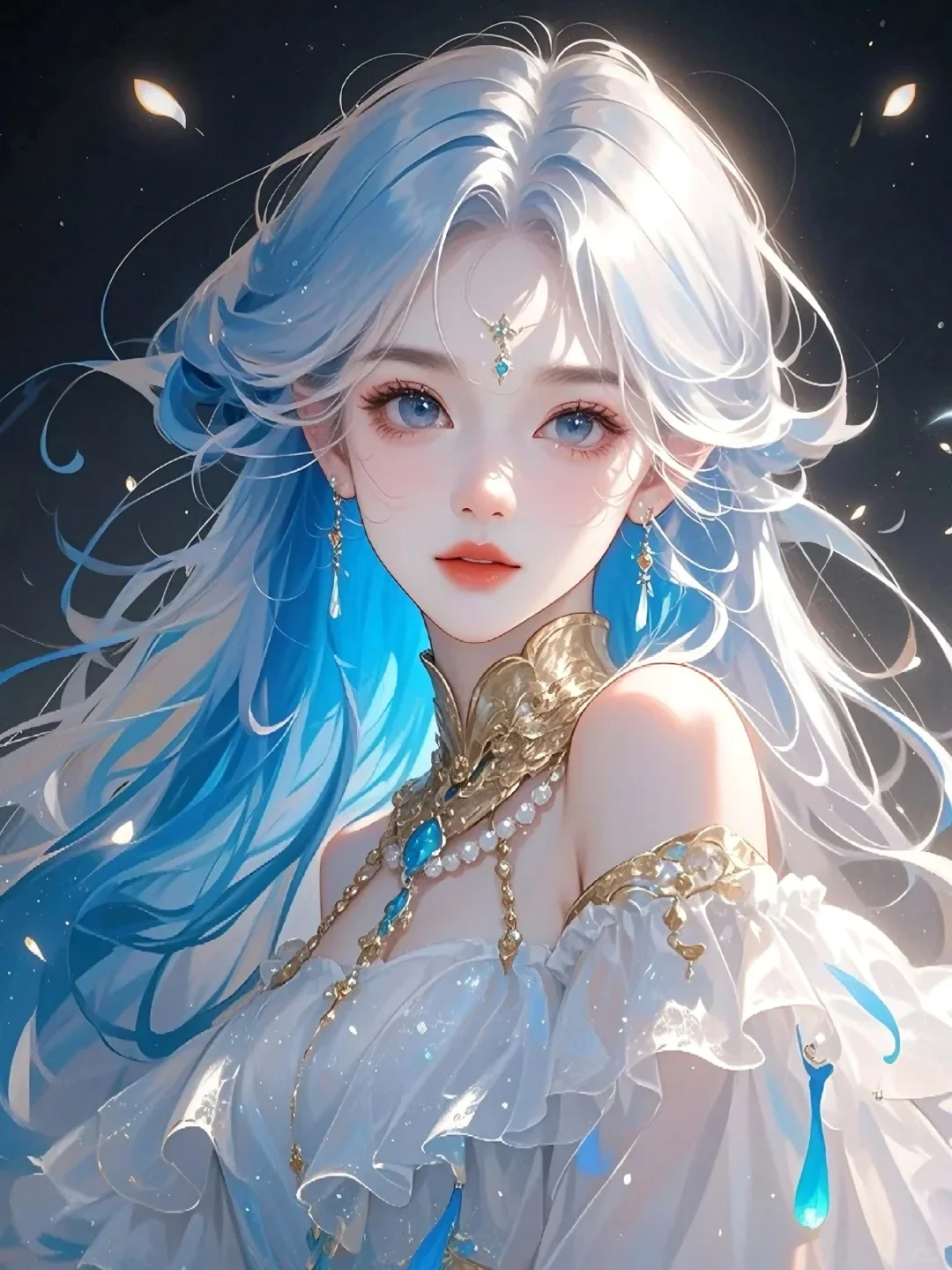 蓝色头像，唯美头像