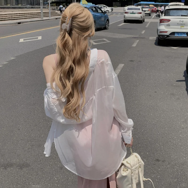 夏日法式风情✨ | 白色衬衫女新款