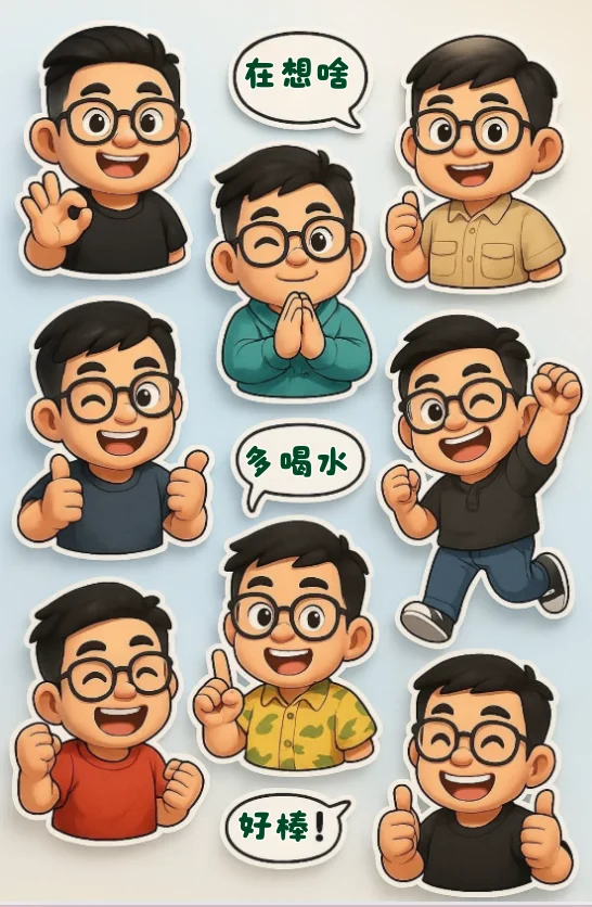 GPT新玩法：我的vx表情包上线啦（附提示词）
