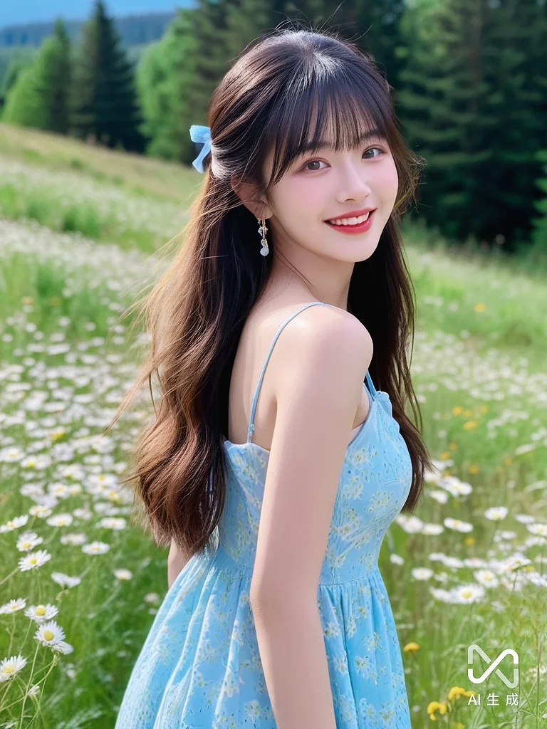 花季少女（ai绘画）
