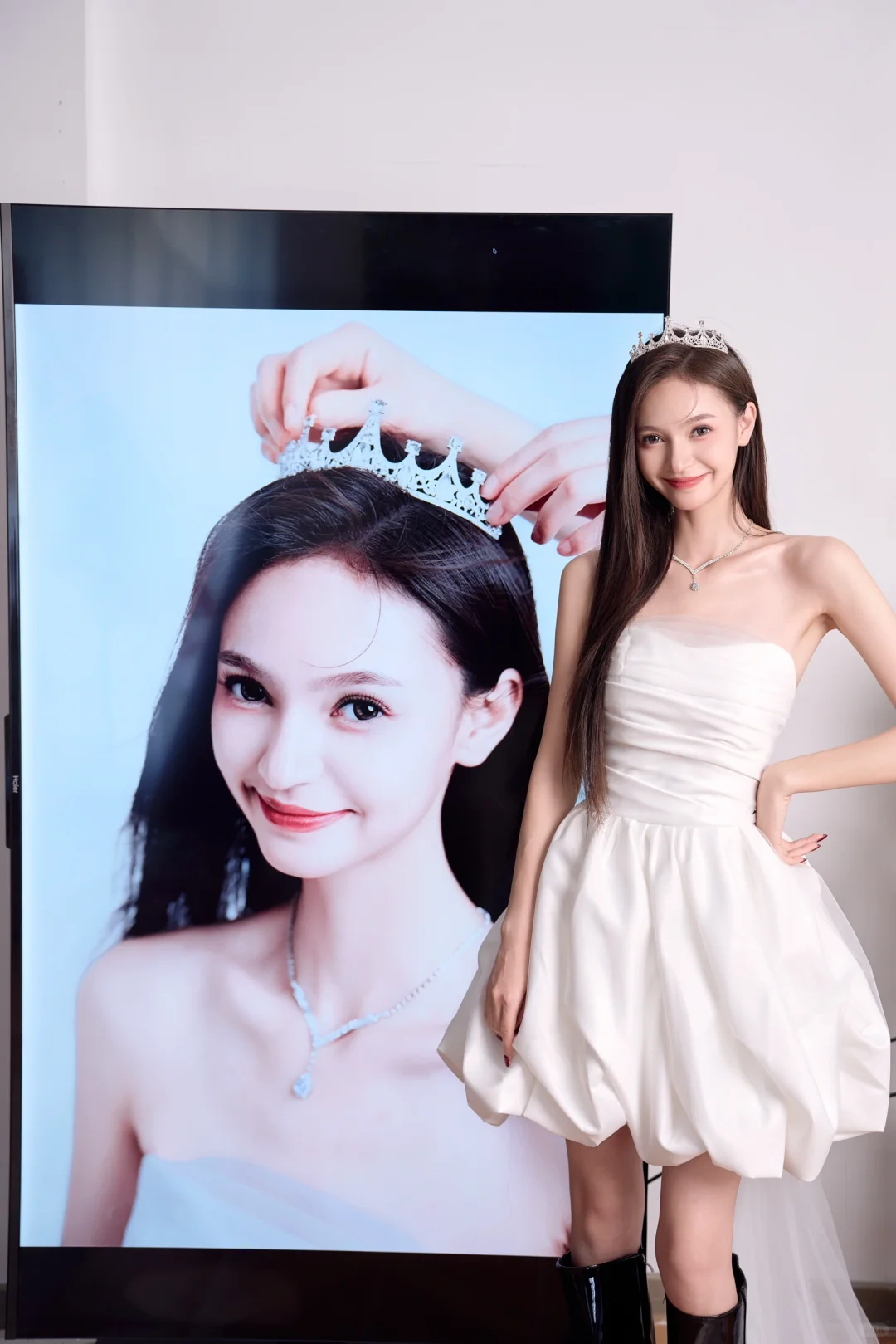我也拥有大屏合影啦！ get同款韩女写真