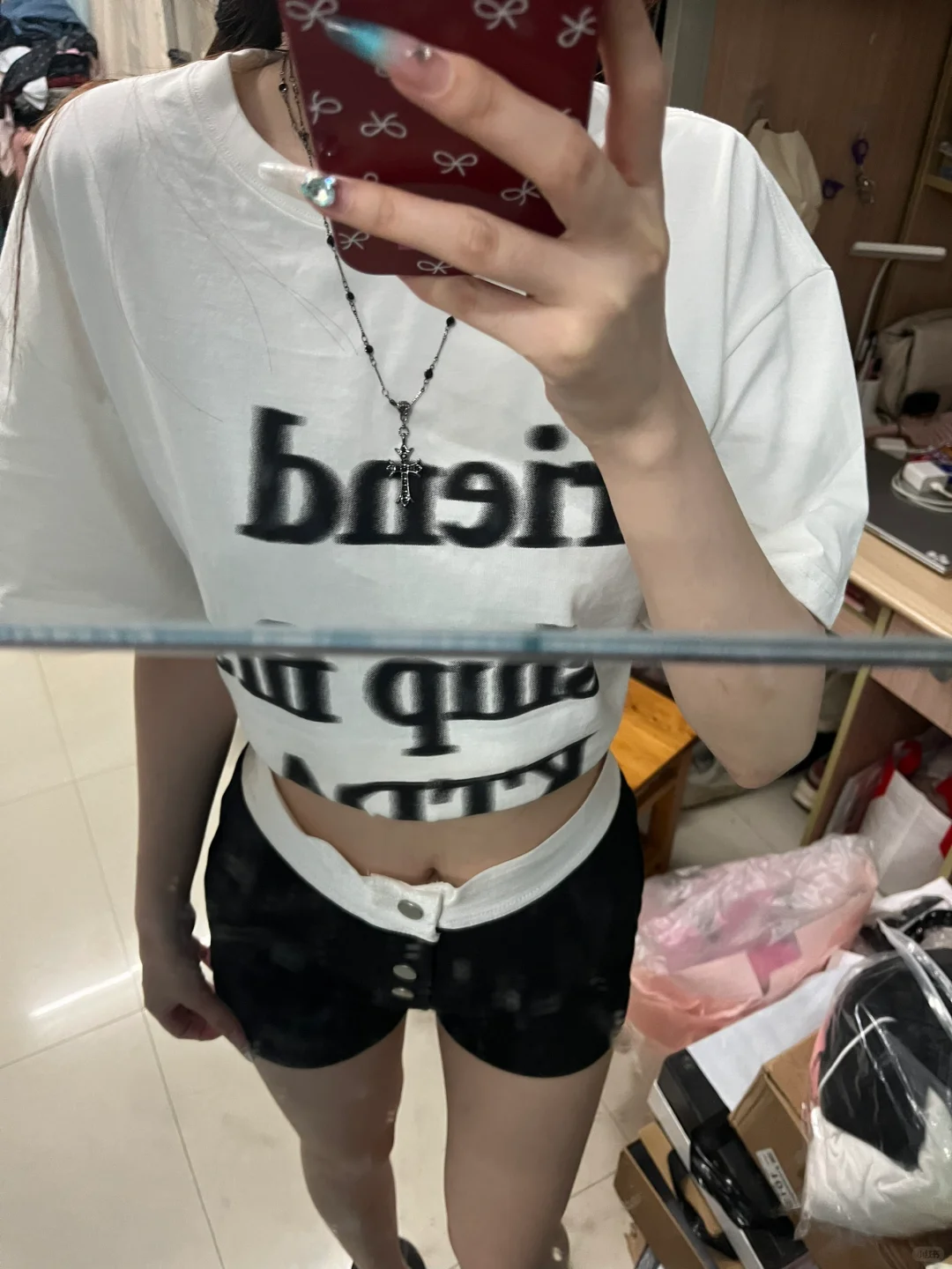 过膝袜穿搭！