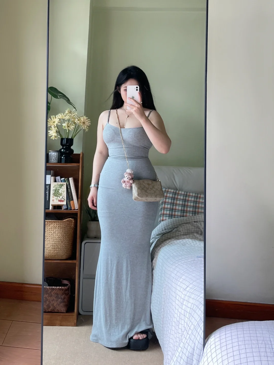 110 158 吊带裙好舒服好美！！微胖姐妹大胆穿