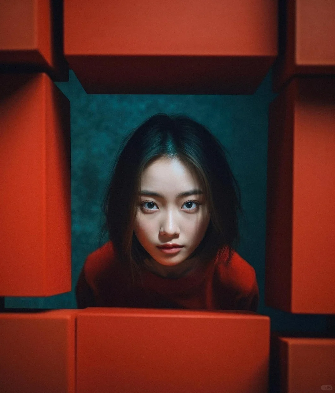 精美的女生摄影拍照