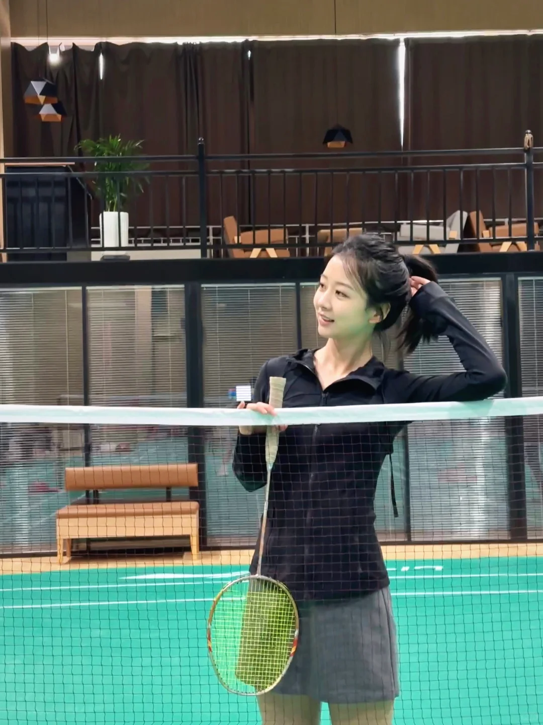 今日份运动女孩🏸️